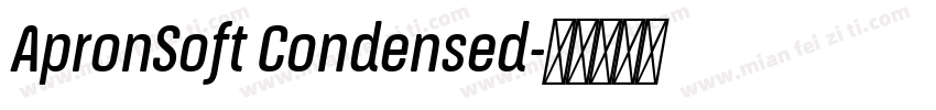ApronSoft Condensed字体转换